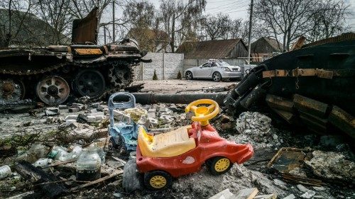 Scenes of Destruction in Ukraine (Copyright: Aid to the Church in Need)