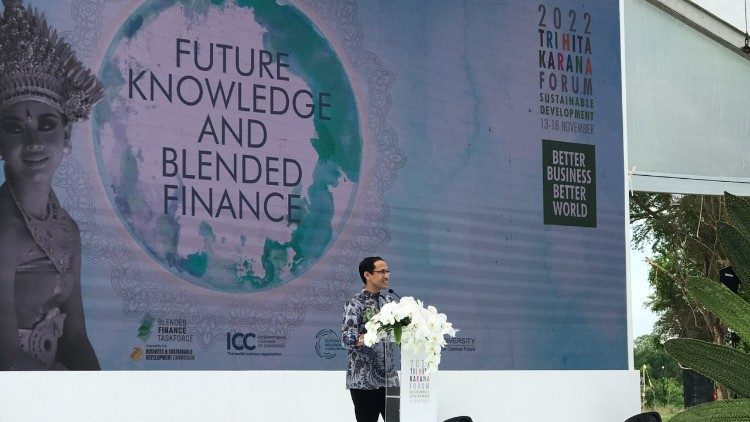 Nadiem Makarim, Indonesia's Education Minister at the B20