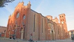 Die Kathedrale von Asti. Hier feiert Papst Franziskus am Sonntag (20.11.2022) eine Messe