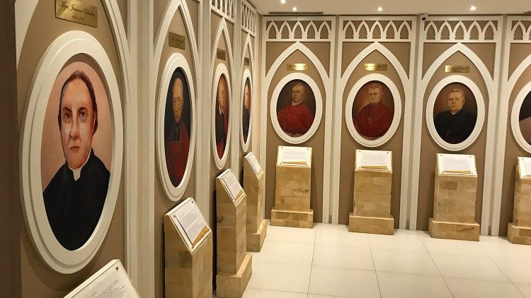 A section of the museum at the Cathedral