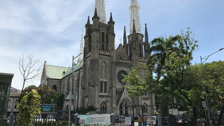 Cathedral of Our Lady of the Assumption in Jakarta, Indonesia