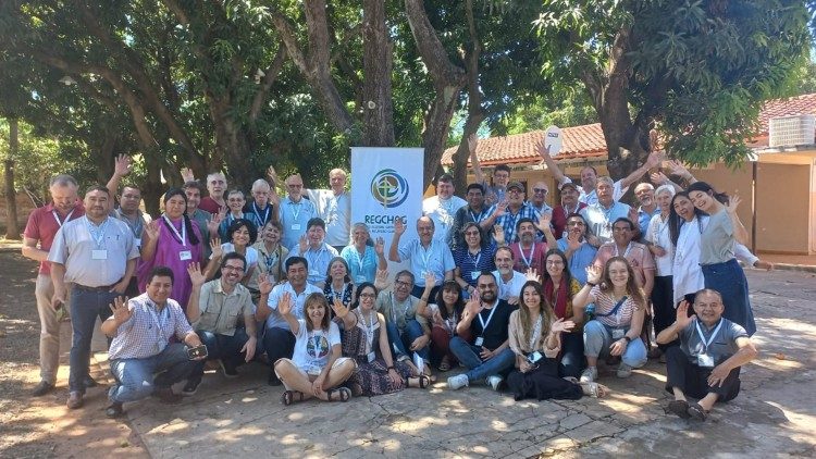 Alegría e ilusión en América Latina ante el nacimiento de una nueva articulación que luchará por los derechos vinculados al cuidado de la tierra. (Foto cortesía REGCHAG)
