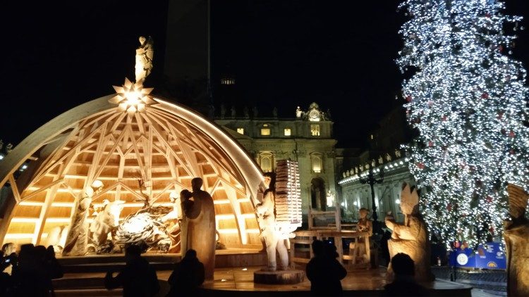 Presépio de Natal - Praça São Pedro - arquivo
