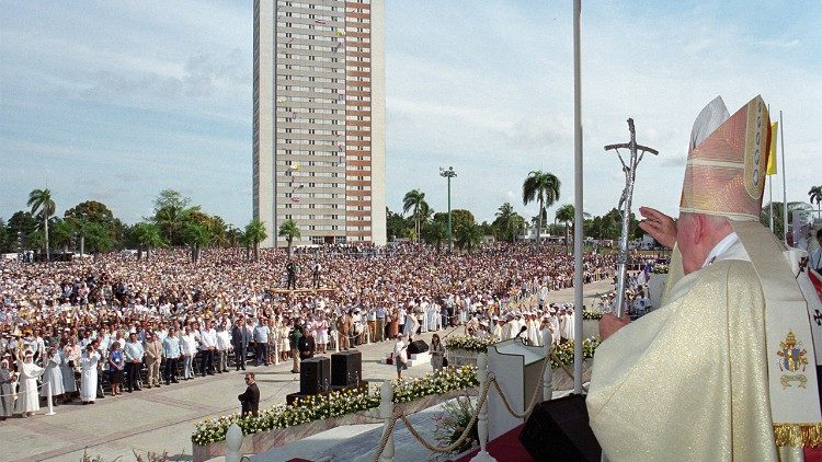Szent II. János Pál pápa látogatása Kubában 1998-ban 