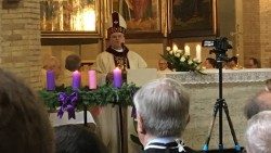 Der Augsburger Bischof Betram Meier im Campo Santo Teutonico (2022)