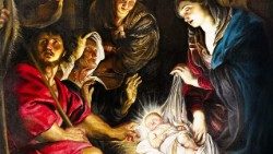 Adoration of the Shepherds by Peter Paul Rubens, Fermo Art Gallery