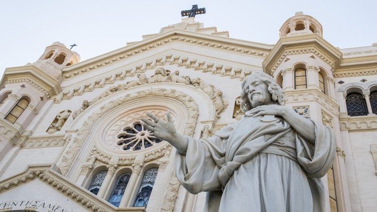 Статуя Святога Стэфана ў катэдры Рэджа-Калабрыі, Італія