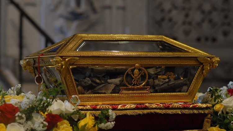 Le reliquie di sant'Agostino