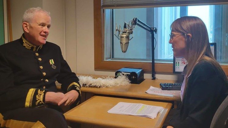 Botschafter Trott während unseres Interviews