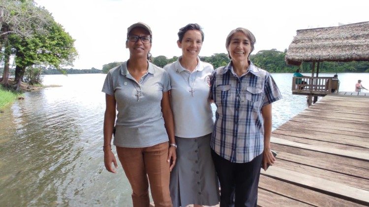 Sisters Josiane, Judith and Lucía, Claretian missionaries