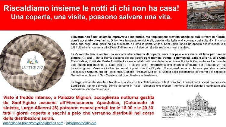 L'iniziativa della Comunità di Sant'Egidio