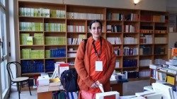 Svamini Shuddhananda Ghiri, monaca induista, che ha preso parte alla Conferenza “Donne che costruiscono una cultura dell'incontro interreligioso"