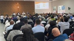 Una de las reuniones de la fase preparatoria del Sínodo de los Obispos Una