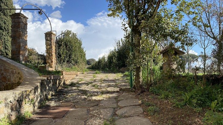 Ein Stück der Via Prenestina in San Pastore