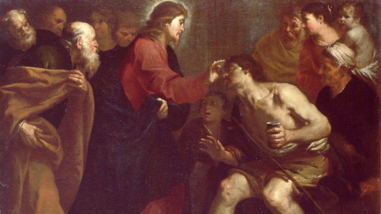 2023.03.17 Gesù guarisce il cieco. - Vangelo della IV domenica di Quaresima