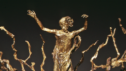Pericle Fazzini, Die Auferstehung (Detail), Entwurf, 1969-1970, Bronzeskulptur, Sammlung für moderne und zeitgenössische Kunst ©Musei Vaticani