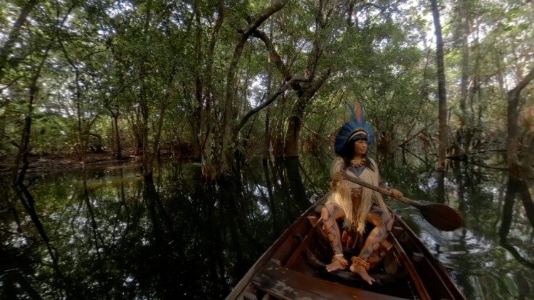 The film even takes the viewer along to navigate the rivers and torrents of the Amazon