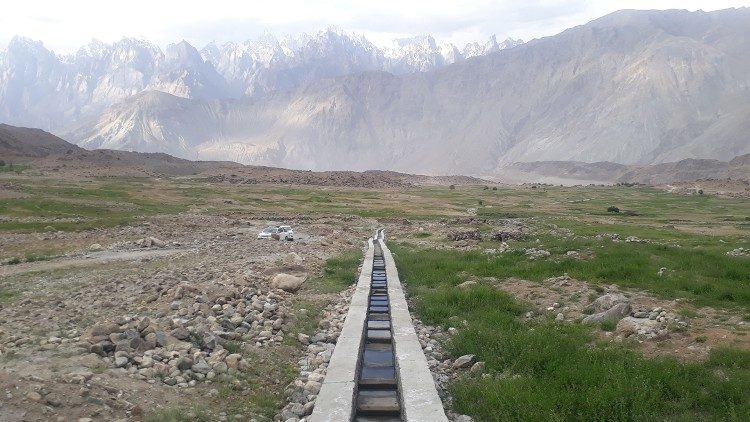water infrastructure in northern Pakistan (photo credit ETI-GB/IFAD)