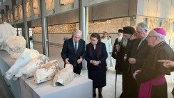 Bei der Rückgabe der Parthenon-Fragmente