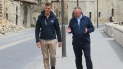 Ks. prof. Waldemar Cisło w Aleppo, 2023 r.