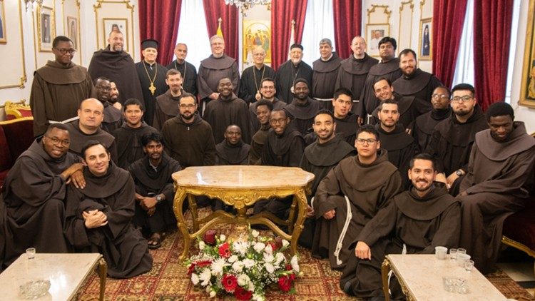 Uma imagem dos Frades da Custódia da Terra Santa