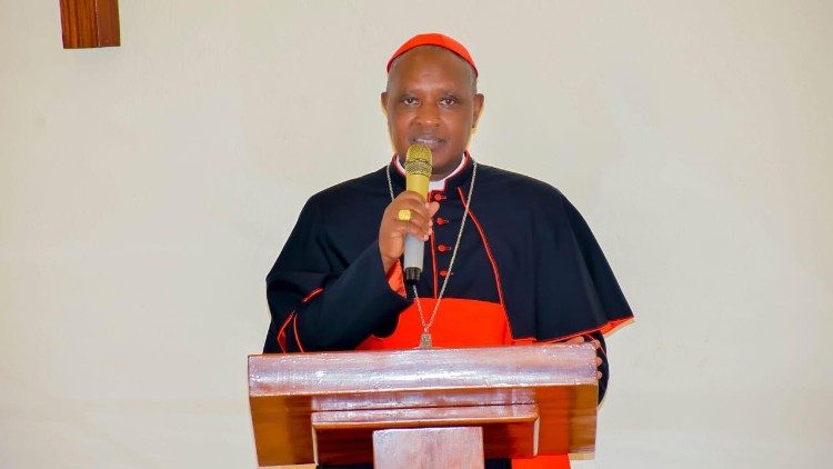 Le cardinal Antoine Kambanda, archev&ecirc;que de Kigali au Rwanda