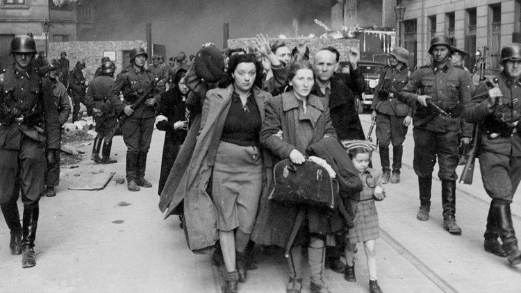 Archive photo of the Warsaw Ghetto Uprising