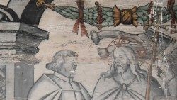 Historisches Fresko in St. Gallen