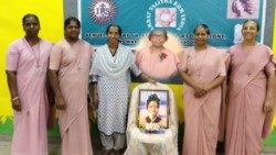 Community of the Sisters engaged in Social Work in Delhi: Sisters Lata Lakra, Ancy George, Manju Kulapuram, Damyanti Ekka, and Regina Ruzario 