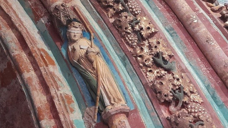 Detail aus einem Portal der Marienburg bei Danzig