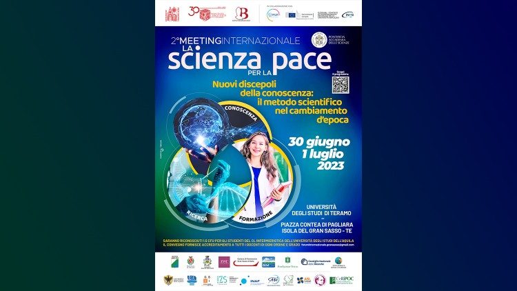 Flyer promoting the Science and Peace meeting