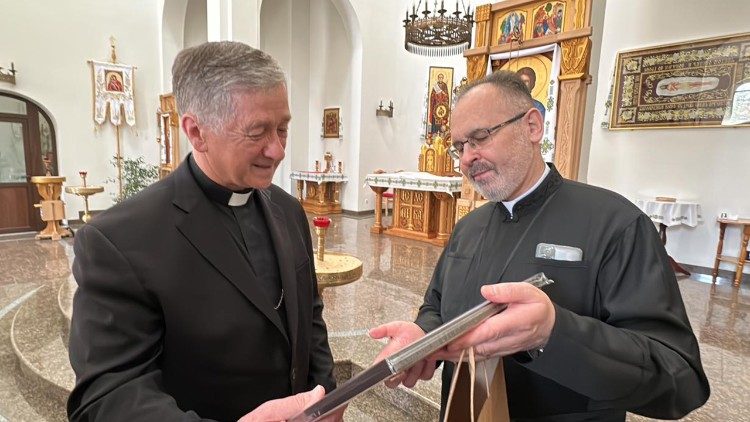 Cardinal Blase Cupich of Chicago makes solidarity visit to Ukraine.