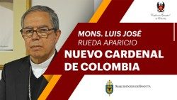 Arcebispo de Bogotá e presidente da Conferência Episcopal Colombiana, futuro cardeal Luis José Rueda Aparicio
