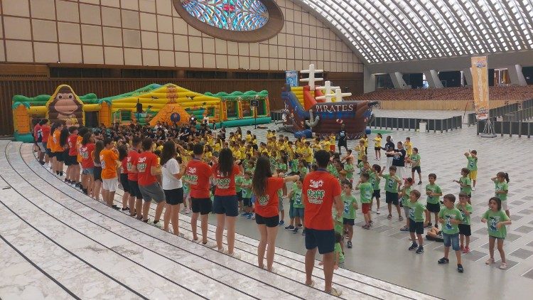 Półkolonie w Auli Pawła VI