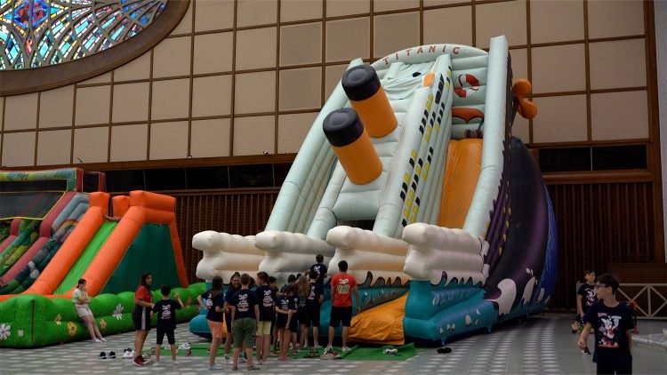 Die Titanic in der Audienzhalle