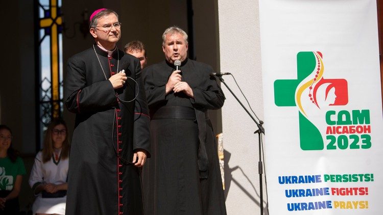 Dom Américo Aguiar no Santuário mariano de Zarvanytsia 