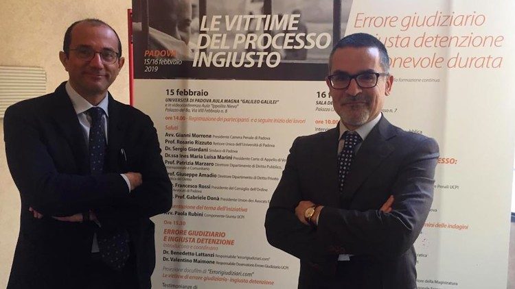 I fondatori di errorigiudiziari.com, Benedetto Lattanzi e Valentino Maimone