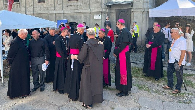 Fray Miguel Márquez y algunos Obispos ucranianos