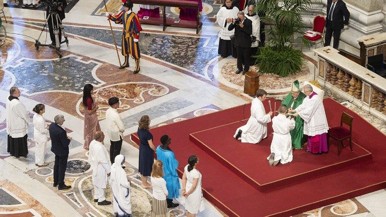 Mateja na svečanoj misi koju je predvodio Sveti Otac