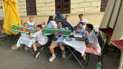 Young pilgrims from Hong Kong in Rome