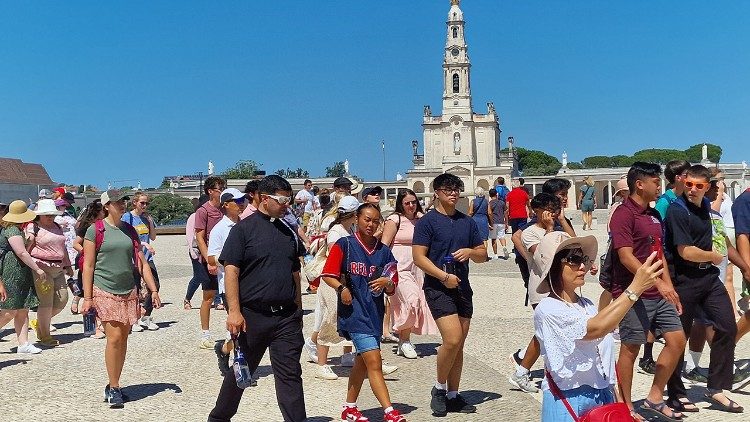 Jovens em Fátima para a Jornada Mundial da Juventude