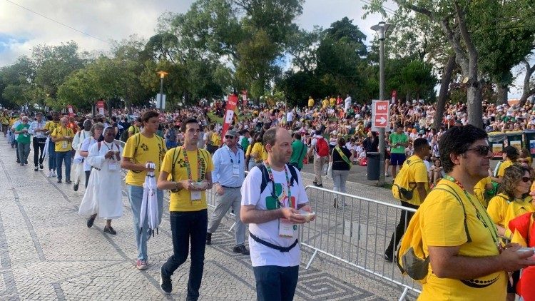 Misa ya Ufunguzi wa Siku ya vijana Duniani huko Lisbon