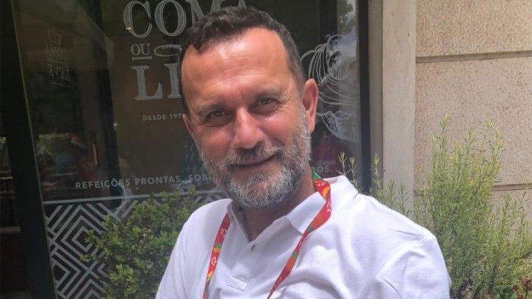  Mons Gjergj Meta, vescovo di Rreshen, Albani,  a GMG2023  di Lisbona