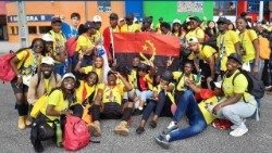 Jovens angolanos na JMJ Lisboa-2023
