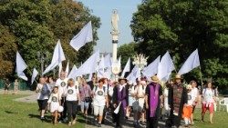 Pielgrzymi na Jasną Górę