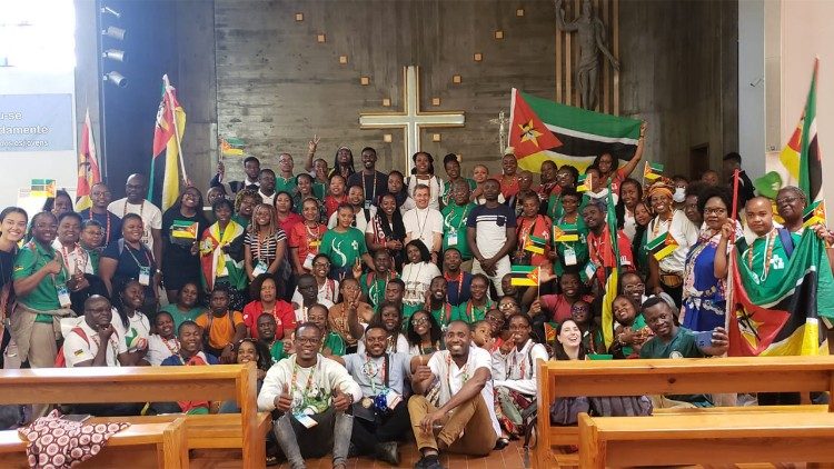 Jovens de Moçambique na JMJ Lisboa 2023