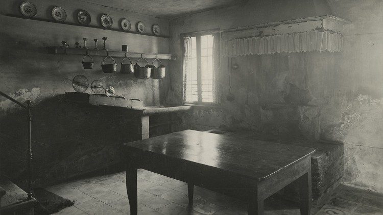 Interior da casa onde Pio X nasceu em Riese (Arquivo de fotos do Seminário Episcopal de Treviso)