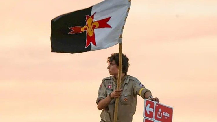 Pèlerinage des scouts d'Europe (photo: Guilhem de Crémiers)