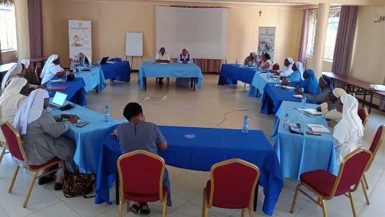 ACWECA Board members in session recently in Uganda.