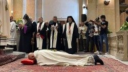 La consécration épiscopale du frère Hanna Jallouf, OFM, vicaire apostolique d'Alep pour les fidèles de rite latin.